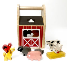 Load image into Gallery viewer, Barnyard Shape Sorter