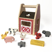 Load image into Gallery viewer, Barnyard Shape Sorter