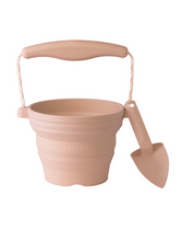 Load image into Gallery viewer, Scrunch Seedling Pot and Trowel -Blush