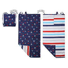 Load image into Gallery viewer, FlapJackKids - Towel Backpack - Shark/Crab