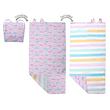 Load image into Gallery viewer, FlapJackKids - Towel Backpack - Narwhal/Starfish
