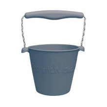 Load image into Gallery viewer, Scrunch Bucket and Spade - Steel Blue