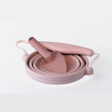 Load image into Gallery viewer, Scrunch Seedling Pot and Trowel -Blush
