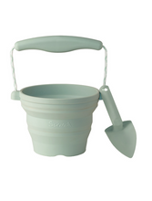 Load image into Gallery viewer, Scrunch Seedling Pot and Trowel - Sage