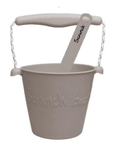 Load image into Gallery viewer, Scrunch Bucket and Spade - Warm Grey