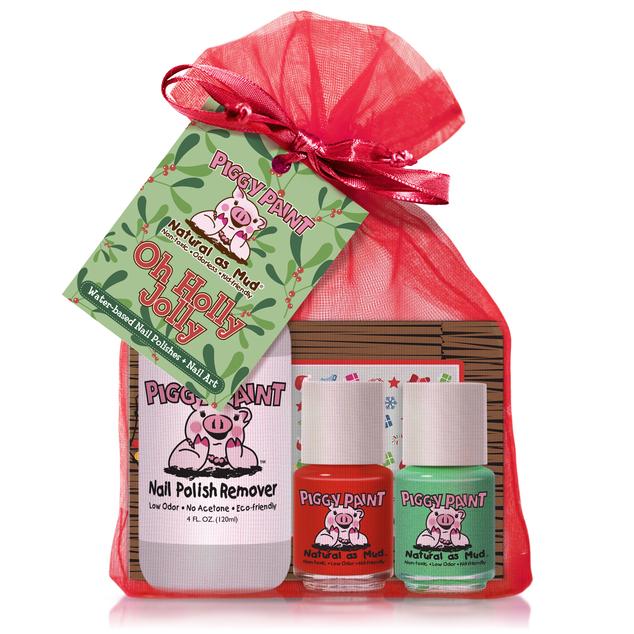 Piggy Paint Oh Holly Jolly | Set of 2, Nail Art, + Nail Remover