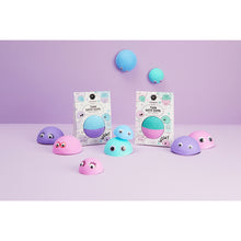 Load image into Gallery viewer, Twin Bath Bomb: blue + violet
