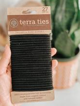 Load image into Gallery viewer, Terra Ties Biodegradable Hair Ties | 27 ties/pack
