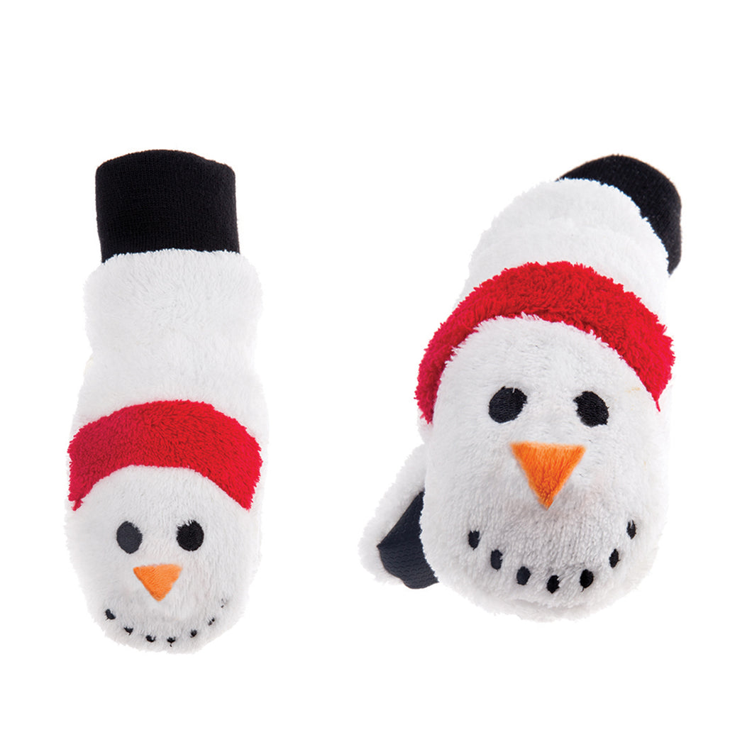 Flapjacks Kids Winter Mitts Snowman Toddler/Youth 3-6Y