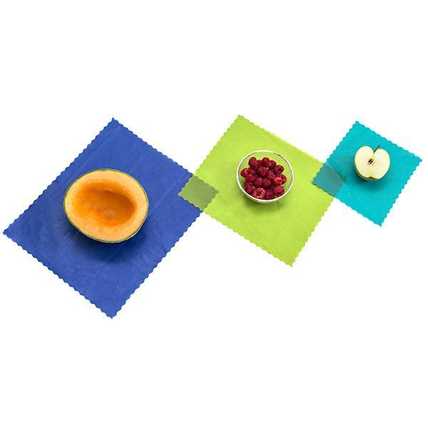 Etee Reusable Food Wrap | Set of 3 | Starter Pack (S, M, L)