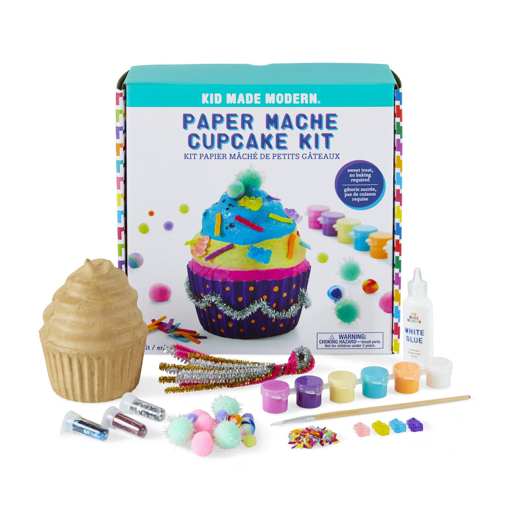 Kid Made Modern Paper Mache Cupcake Kit