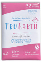 Load image into Gallery viewer, TruEarth Eco-Strips Laundry Detergent | Baby - Baby | 32 Loads/16 Sheets
