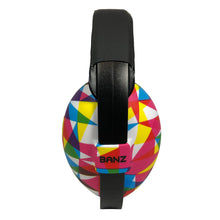 Load image into Gallery viewer, Banz baby brand mini earmuffs in prism colour scheme for ages 2 months to 2 years
