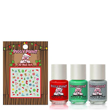 Load image into Gallery viewer, Piggy Paint Santa&#39;s Sweetie | Set of 3 + Nail Art
